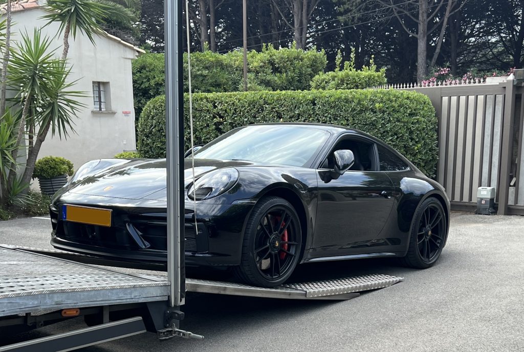 transport Porsche 911 gts